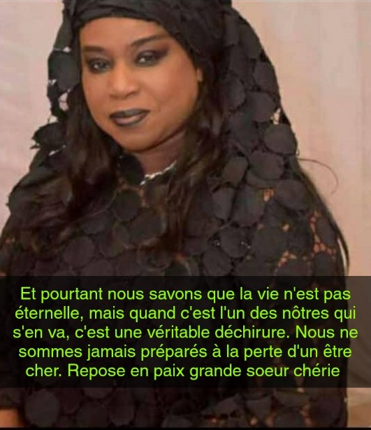 Emouvant hommage de Baba Hamdy à Béné Ndiaye : Emouvant hommage de Baba Hamdy à Béné Ndiaye :