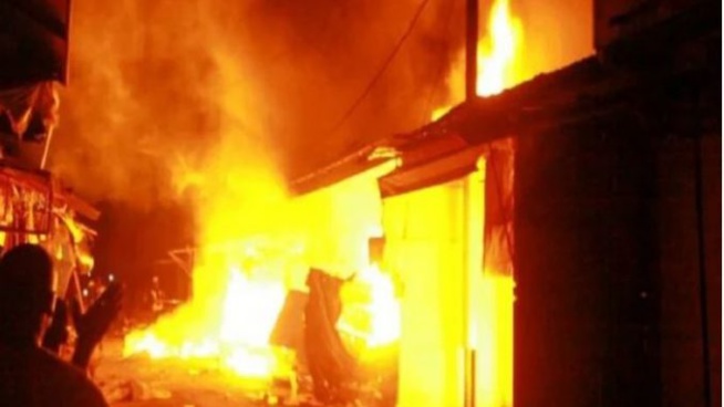 Kaolack : Incendie au marché central, dégâts évalués à plus de 100 millions