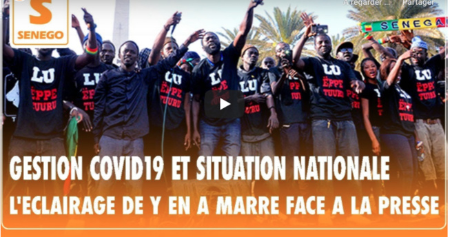 Conférence de presse de Y en a marre sur la Gestion Covid-19 et la situation nationale. Revivez notre direct Conférence de presse de Y en a marre sur la Gestion Covid-19 et la situation nationale. Revivez notre direct