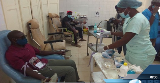 Thiès : Pastef de Ousmane Sonko donne 164 poches à la banque de sang