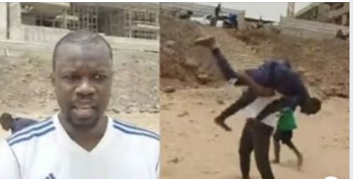 Quand Ousmane Sonko montre ses talents de lutteur à la plage