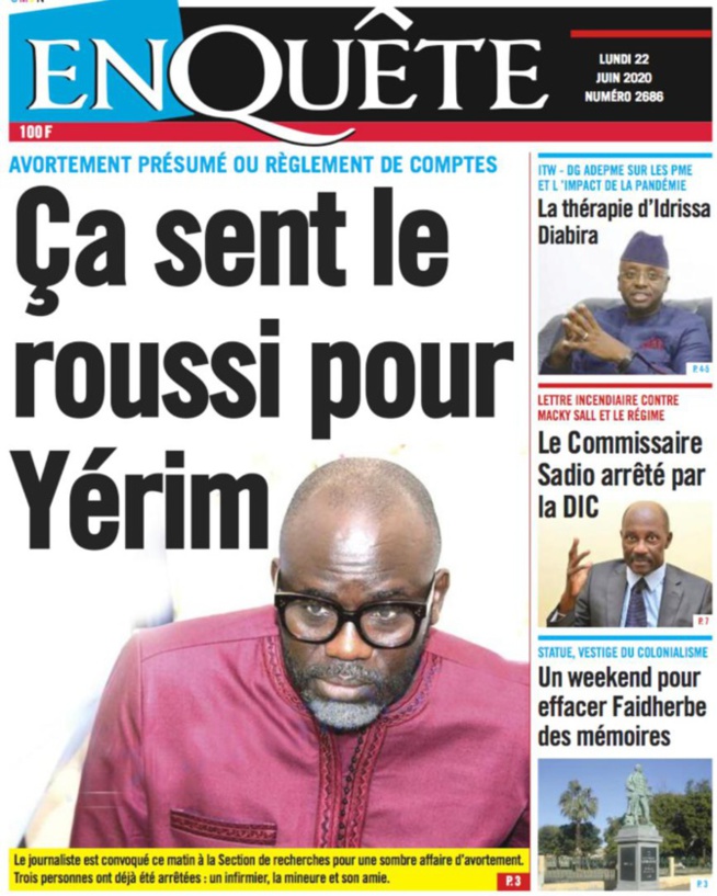 Cité dans une affaire d'avortement, Cheikh Yérim risque gros Cité dans une affaire d'avortement, Cheikh Yérim risque gros