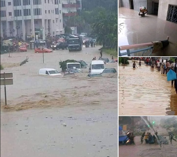 Cote d’Ivoire : Inondation spectaculaire à Abidjan…plusieurs morts et d’importants dégâts matériels