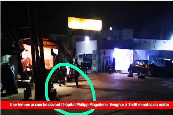 Scène ahurissante, inhumaine: démunie, sans d’argent, une femme chassée de l’hôpital Philippe M. Senghor, accouche à l’entrée de ladite structure Scène ahurissante, inhumaine: démunie, sans d’argent, une femme chassée de l’hôpital Philippe M. Senghor, accouche à l’entrée de ladite structure