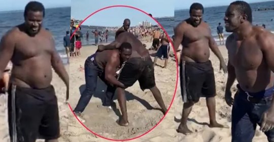 Regardez la chute spectaculaire de Gouye Gui face à Abdou Diouf aux Etats-Unis Regardez la chute spectaculaire de Gouye Gui face à Abdou Diouf aux Etats-Unis