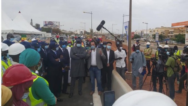 Circulation de l’auto-pont Saint Lazare : Oumar Youm à la Cérémonie d’ouverture…(photos)