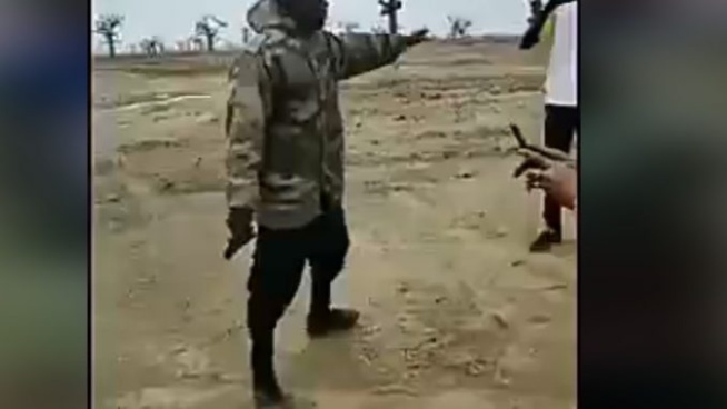Un homme armé interdit des députés de franchir les terres réservées à Babacar Ngom,voici la vidéo qui choque les sénégalais Un homme armé interdit des députés de franchir les terres réservées à Babacar Ngom,voici la vidéo qui choque les sénégalais