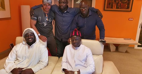 Les moments forts des retrouvailles entre BG2 , A.Aidara ,Gackou, El. Diouf et Baboye Les moments forts des retrouvailles entre BG2 , A.Aidara ,Gackou, El. Diouf et Baboye