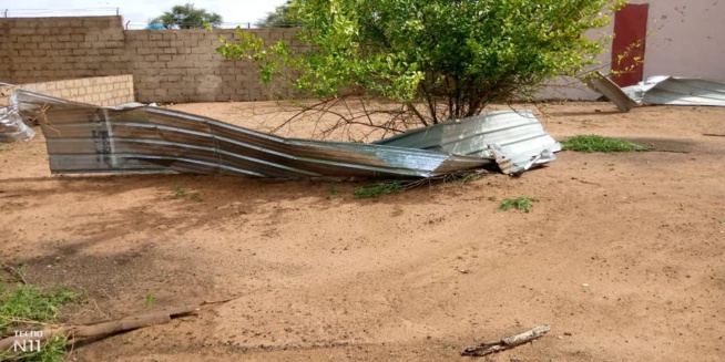 Les images des dégâts de la pluie à Linguére Les images des dégâts de la pluie à Linguére