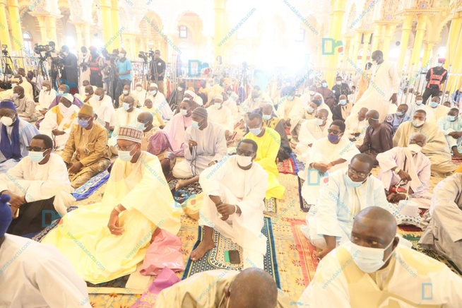 Tabaski 2020 : Les images de la célébration de l’Aid El Kébir à la Grande Mosquée de Massalikoul Djinane. Tabaski 2020 : Les images de la célébration de l’Aid El Kébir à la Grande Mosquée de Massalikoul Djinane.