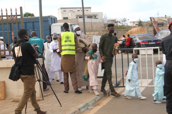 Priére de la Tabaski, Massalikoul Djinane a bien respect" les mesures barrières du Covid19 Priére de la Tabaski, Massalikoul Djinane a bien respect" les mesures barrières du Covid19
