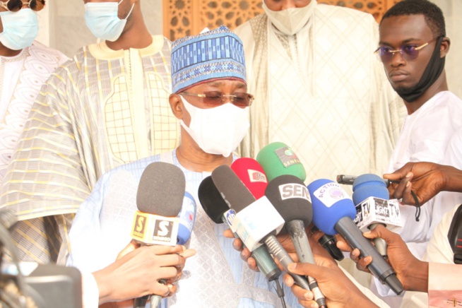 Priére de la Tabaski, Massalikoul Djinane a bien respect" les mesures barrières du Covid19 Priére de la Tabaski, Massalikoul Djinane a bien respect" les mesures barrières du Covid19