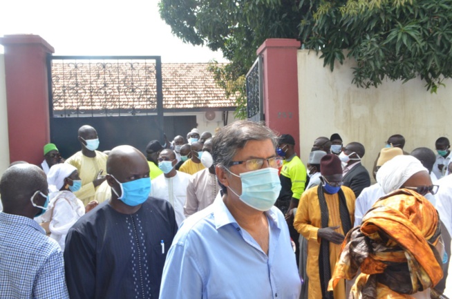 Voici les images de la Levée du corps de  Mansour Kama