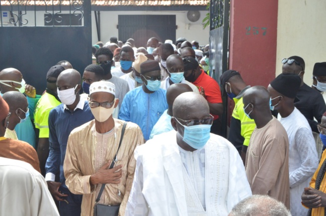 Voici les images de la Levée du corps de  Mansour Kama