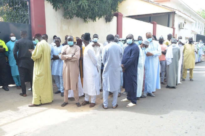 Voici les images de la Levée du corps de Mansour Kama Voici les images de la Levée du corps de Mansour Kama