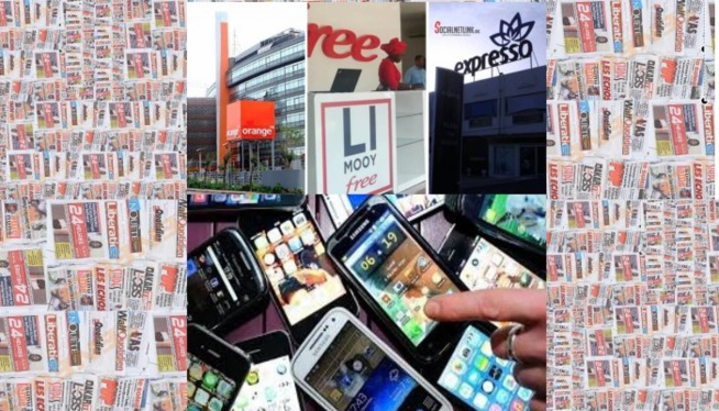 Revue Presse : La guerre de la téléphonie mobile en vedette… Revue Presse : La guerre de la téléphonie mobile en vedette…