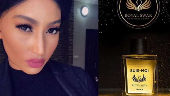Moussou Sora fondatrice de la marque Royal Swan lance sa première collection de parfum »SUIS -MOI »