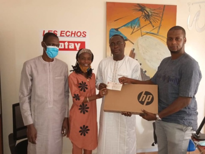Saccage du journal Les Echos : La Cjrs offre un chèque 500.000 FCfa et 3 ordinateurs Saccage du journal Les Echos : La Cjrs offre un chèque 500.000 FCfa et 3 ordinateurs
