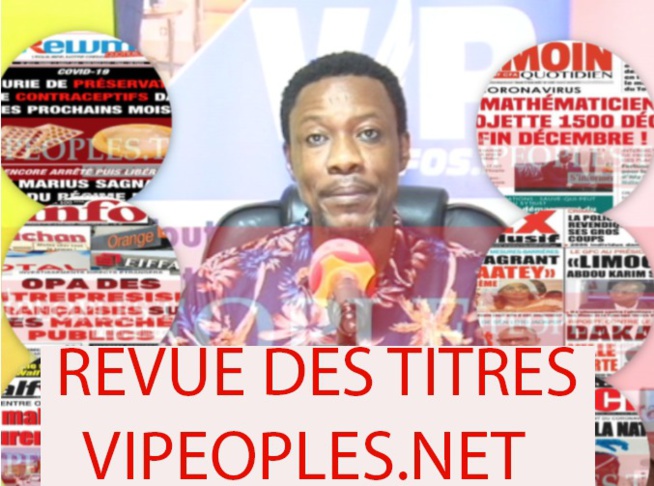 La revue de presse de Tange, la une des quotidiens du mardi 11 juillet 2020
