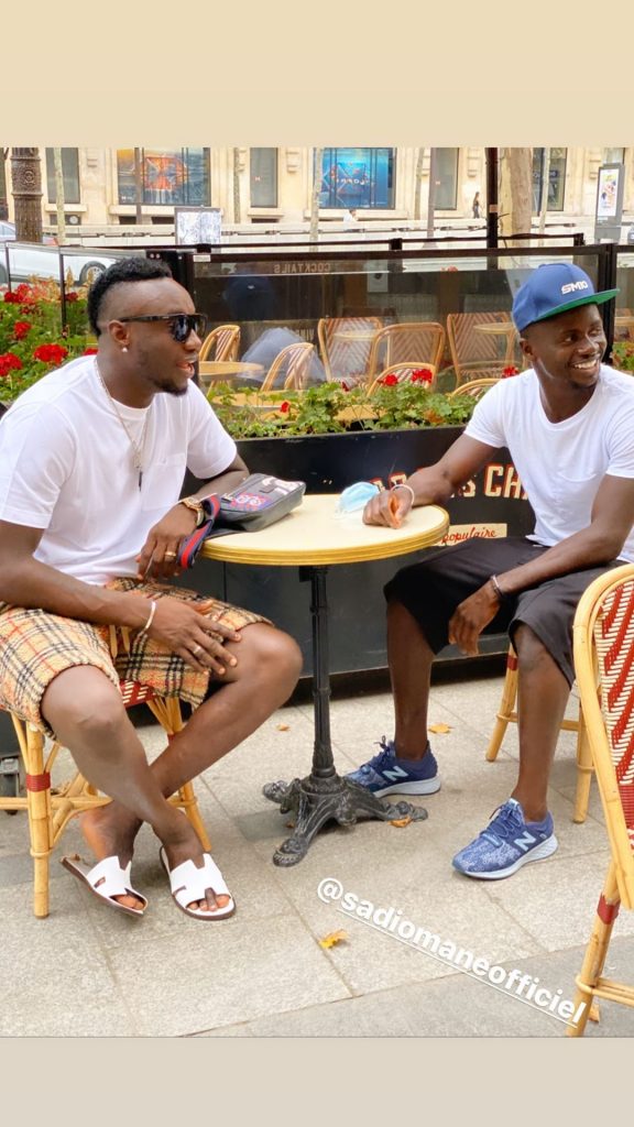 Mbaye Diagne en toute complicité avec Sadio Mane