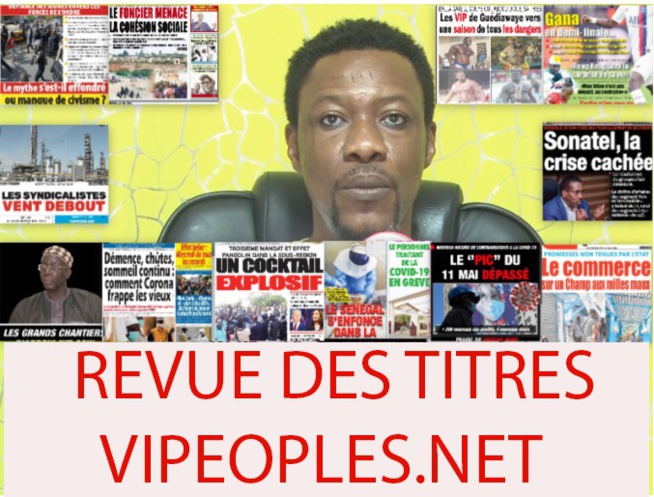 REVUE DES TITRES PAR TANGE: A la une du quotidiens du jeudi 13 août 2020