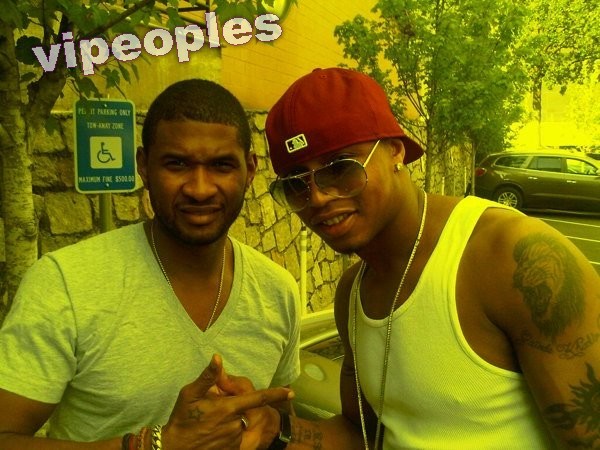 El Hadji Diouf et le chanteur américain U Sher El Hadji Diouf et le chanteur américain U Sher