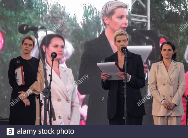 Maria Kolesnikova: «Nous exigeons de nouvelles élections en Biélorussie» Maria Kolesnikova: «Nous exigeons de nouvelles élections en Biélorussie»