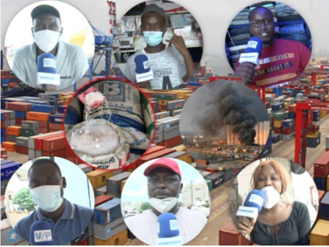 Réactions des sénégalais sur le nitrate d'ammonium exposé au port de Dakar