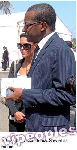 Le boss de la CSE, Oumar Sow et son épouse