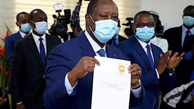 Officiel / Alassane Dramane Ouattara est candidat à la présidentielle d’octobre. Officiel / Alassane Dramane Ouattara est candidat à la présidentielle d’octobre.