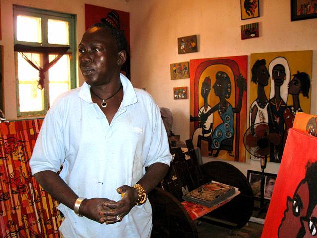Ibrahima Kébé, artiste peintre