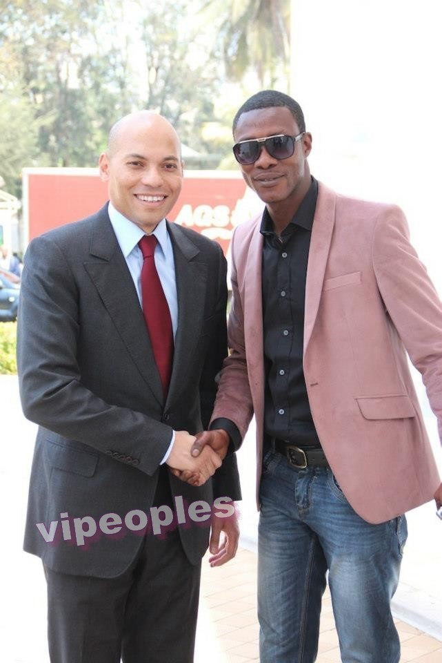 Tange Tandian et Karim Wade