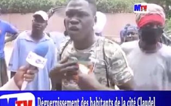Délogement forcé des habitants de la Cité Claudel: Un vieil homme parmi les déguerpis meurt des suites d’un AVC Délogement forcé des habitants de la Cité Claudel: Un vieil homme parmi les déguerpis meurt des suites d’un AVC