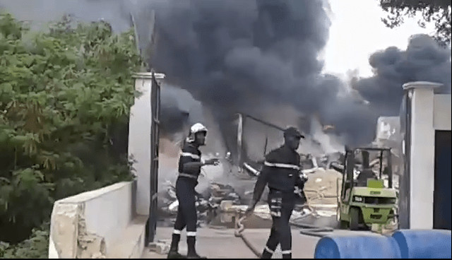 Dernière minute-Mbao: Un dépôt de gaz explose près de la mairie Dernière minute-Mbao: Un dépôt de gaz explose près de la mairie
