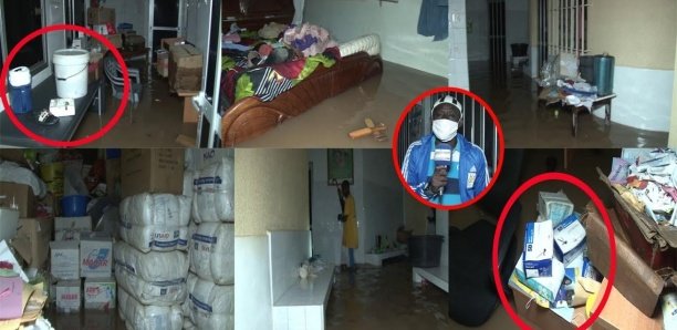 Guédiawaye: Le poste de santé de Hamo 5 sous les eaux Guédiawaye: Le poste de santé de Hamo 5 sous les eaux