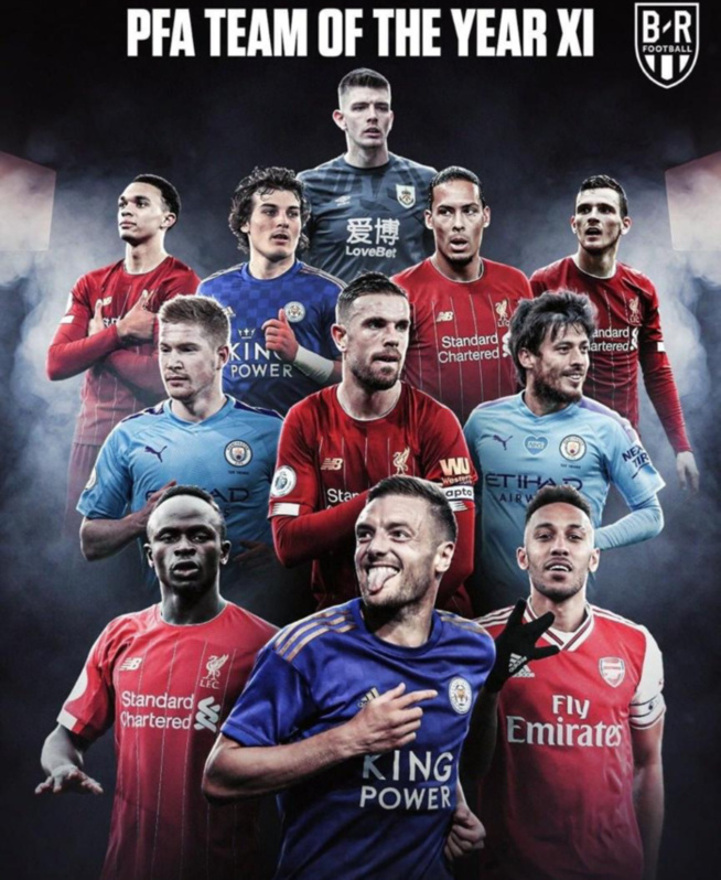 PFA Awards 2020 : Sadio Mané dans le onze type de la Premier League.