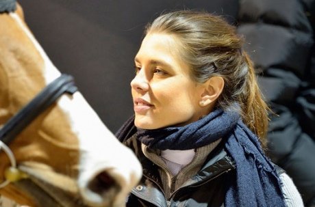 Charlotte Casiraghi chevauche avec Guillaume Canet