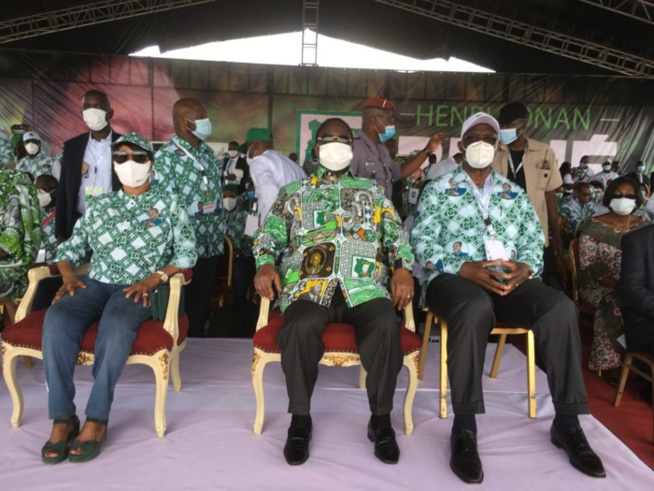 Côte d'Ivoire - Bédié investi, montre son programme et attaque Ouattara Côte d'Ivoire - Bédié investi, montre son programme et attaque Ouattara