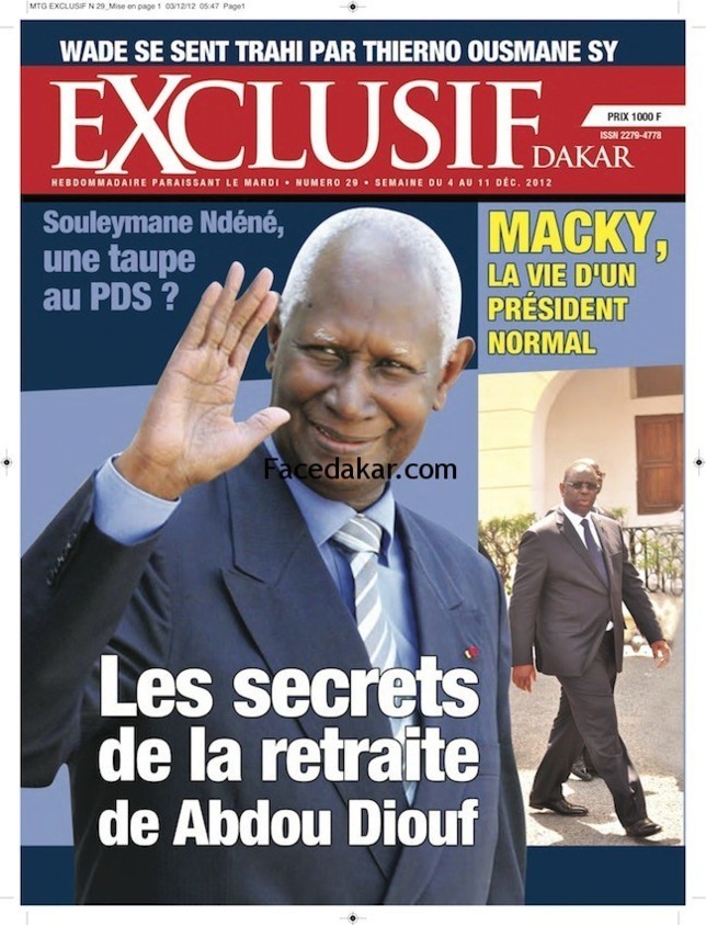 Qui finance ce magazine Exclusif Dakar ?