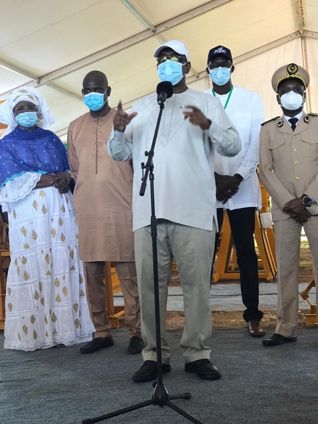 Le président de la République Macky Sall à Kaolack