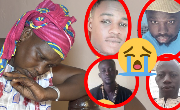 La prière mortuaire a été fait dans dans la pirogue et ils ont été jetés dans la mer: leur mère inconsolable La prière mortuaire a été fait dans dans la pirogue et ils ont été jetés dans la mer: leur mère inconsolable