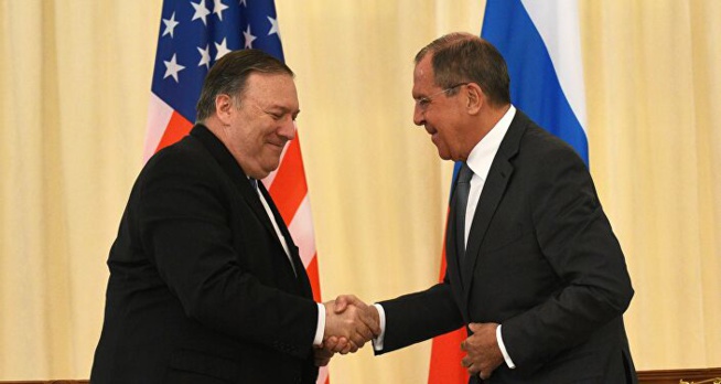 Mike Pompeo promet des «élections sûres et protégées» où les Russes n’auront pas «d’influence sur le résultat» Mike Pompeo promet des «élections sûres et protégées» où les Russes n’auront pas «d’influence sur le résultat»