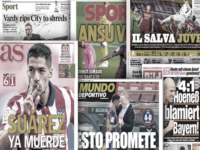 L’Espagne complètement raide dingue d'Ansu Fati, les déboires de Pep Guardiola régalent l’Angleterre L’Espagne complètement raide dingue d'Ansu Fati, les déboires de Pep Guardiola régalent l’Angleterre