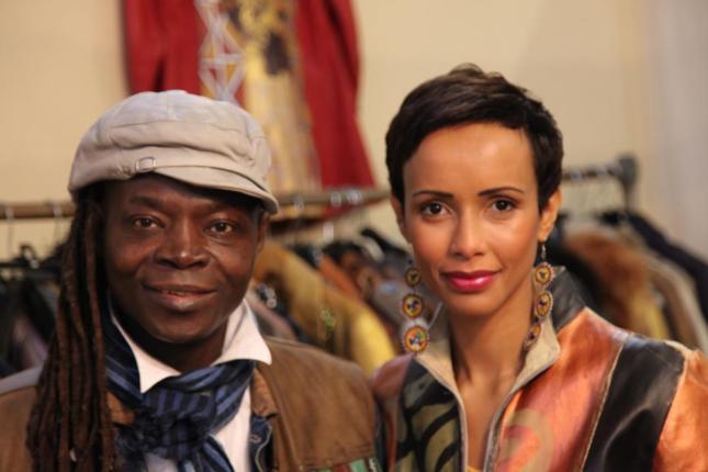 Mike Sylla et Sonia Roland