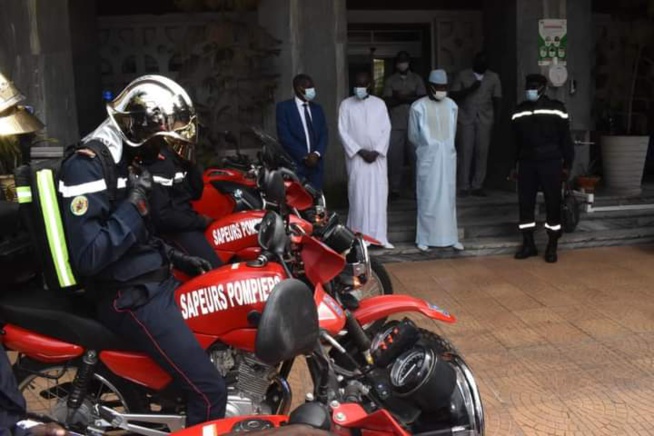 Logistique: Les sapeurs-pompiers dotés de nouvelles motos pour ... Logistique: Les sapeurs-pompiers dotés de nouvelles motos pour ...