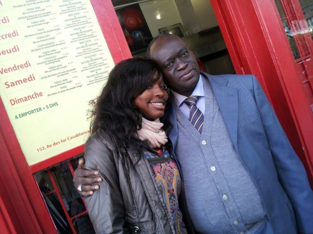 Me Elhadji Diouf et sa fille Maguiie I. Diouf Me Elhadji Diouf et sa fille Maguiie I. Diouf