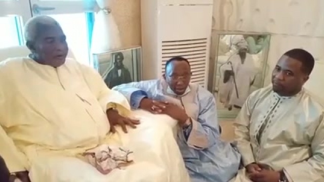 Bonne couverture DMédia du Grand Magal : Bougane Guèye Dany en visite et quête de bénédiction chez les guides religieux