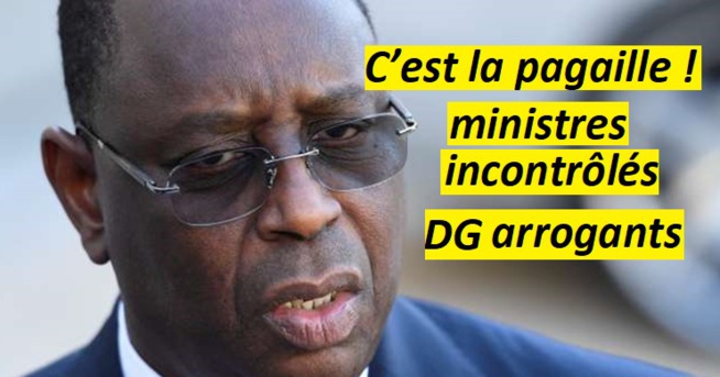 Macky maitrise-t’il toujours son gouvernement? : Pilotage à vue Cafouillage des ministres, Dg devenus incontrôlables