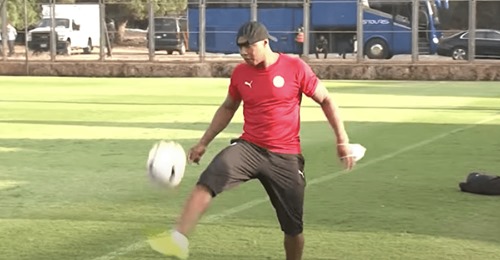Séance d’entrainement des Lions du jour, El Hadj Diouf est dans la tanière !