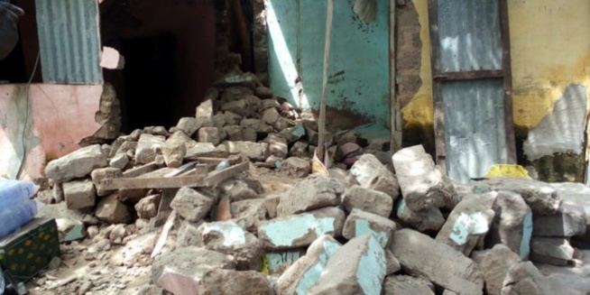 KOLDA : 9 blessés dans l’effondrement de deux bâtiments. KOLDA : 9 blessés dans l’effondrement de deux bâtiments.